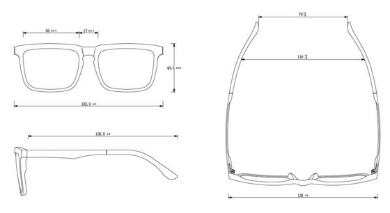 Swiss EMS TR90 Anti Glare Blue Light Filter Glasses Relieve Pain High Durability